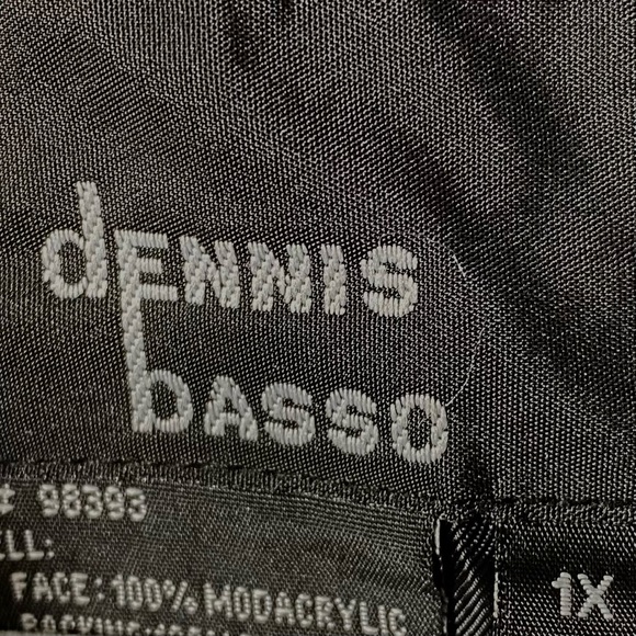 Dennis Basso faux fur coat 1X Luxury alternative to real fur Vegan friendly Luxe - Picture 9 of 10